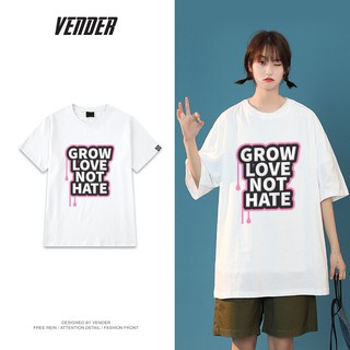 Áo thun Tee Basic Grow Love - Áo thun dáng rộng brand Vender (V71)