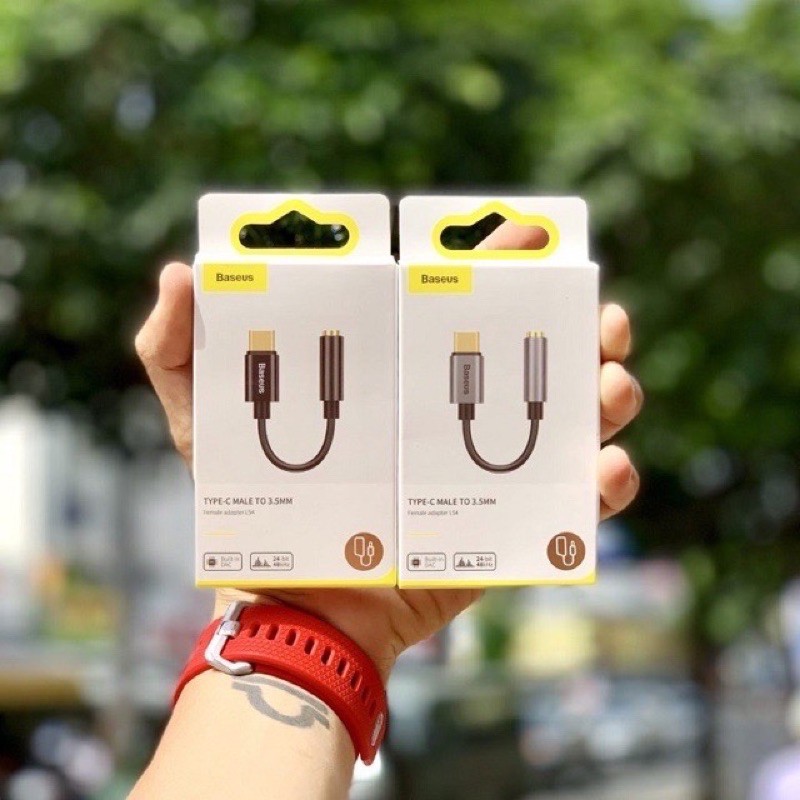✔CHÍNH HÃNG✔Jack chuyển tai nghe chân TYPE-C sang chân 3.5mm-hỗ trợ đàm thoại-Baseus L54.Bảo hành 12T