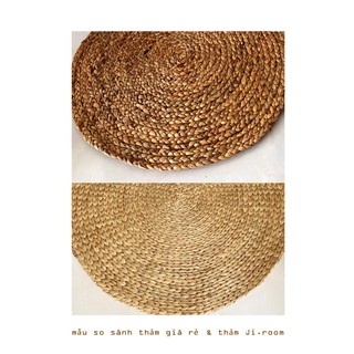 Thảm bèo (lục bình) trơn - size 80cm