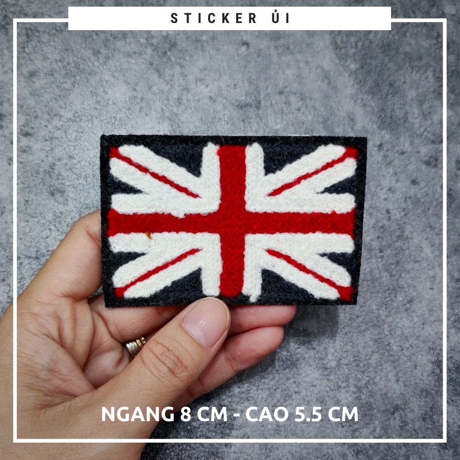 Sticker ủi áo Cao cấp - CÓ SẴN KEO ỦI - sticker vải dùng làm miếng vá áo, phụ kiện trang trí quần áo, balo, giày, nón