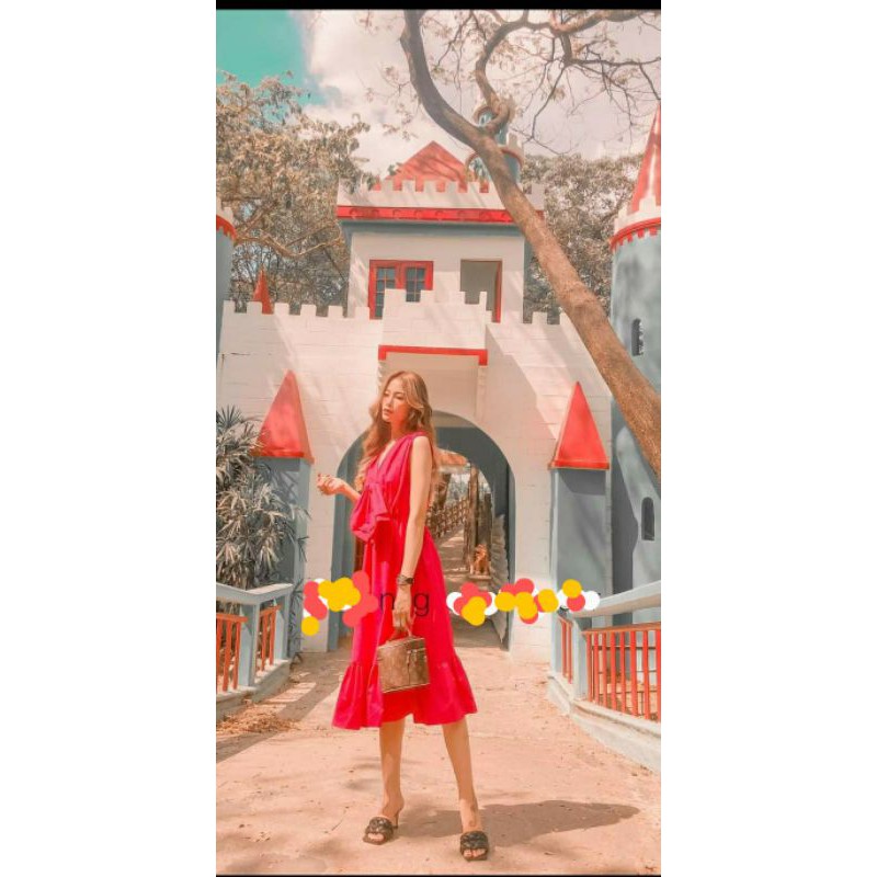 Đầm bèo hồng VINTAGE