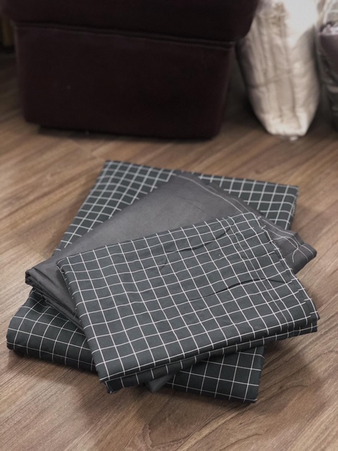 [FREESHIP] Set chăn ga Poly cotton: BẢNG MÀU CARO | BigBuy360 - bigbuy360.vn