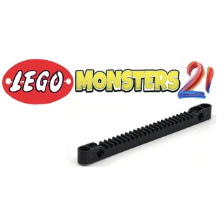 -64781-technic, gear rack 1 x 13 with axle and pin holes