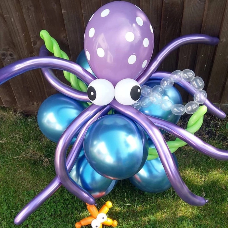 Giảm Giá Phổ Biến Set 10 Dải Kim Loại Dày Dài Nhiều Màu Sắc Trang Trí Bong Bóng Tiệc Sinh Nhật Đám Cưới Bán Sỉ