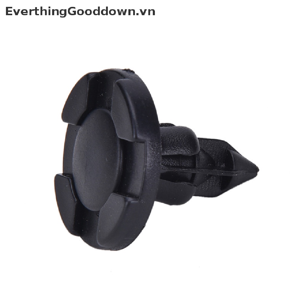 Set 50 Đinh Tán Nhựa 8mm Màu Đen Chuyên Dụng Cho Xe Hơi Fender