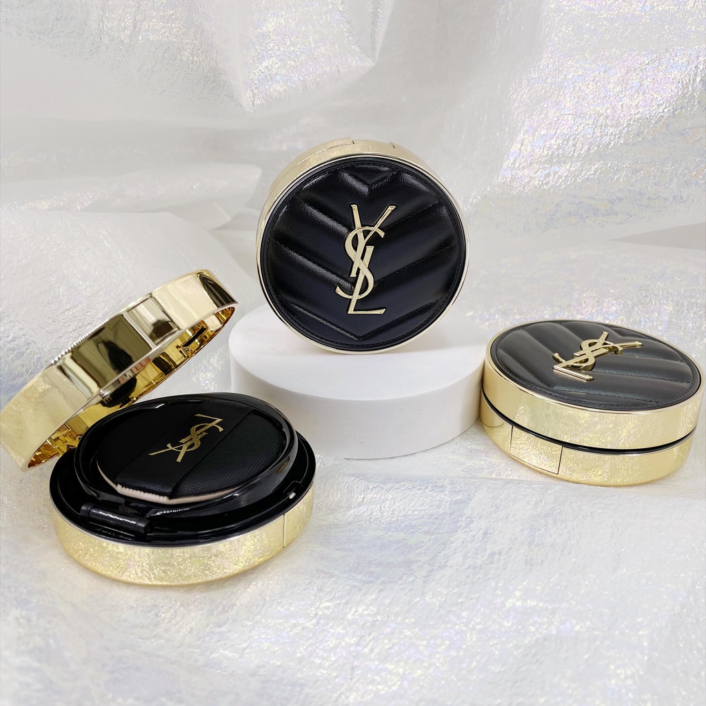 Ysl Kem bb air cushion Dưỡng Ẩm Lâu Trôi Thiết Kế Vỏ Họa Tiết Cẩm Thạch Thời Trang