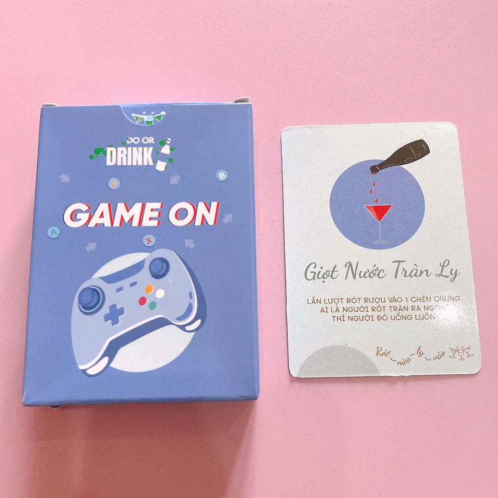 Bộ Bài Drinking Game Uống Đê 40 Lá Phiên Bản Trò Chơi Game On Huệ Nốc Out Cho Nhóm Bạn Giải Trí Trong Bữa Tiệc UD-GAMEON