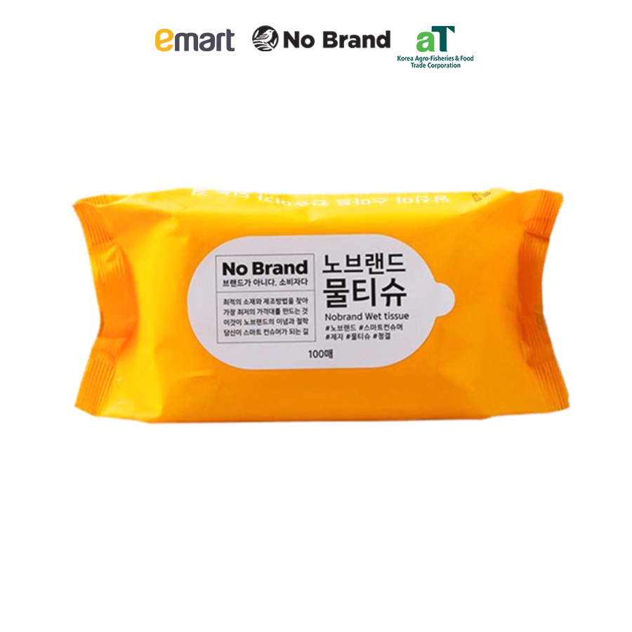 Khăn Ướt No Brand 100 Miếng - Emart VN