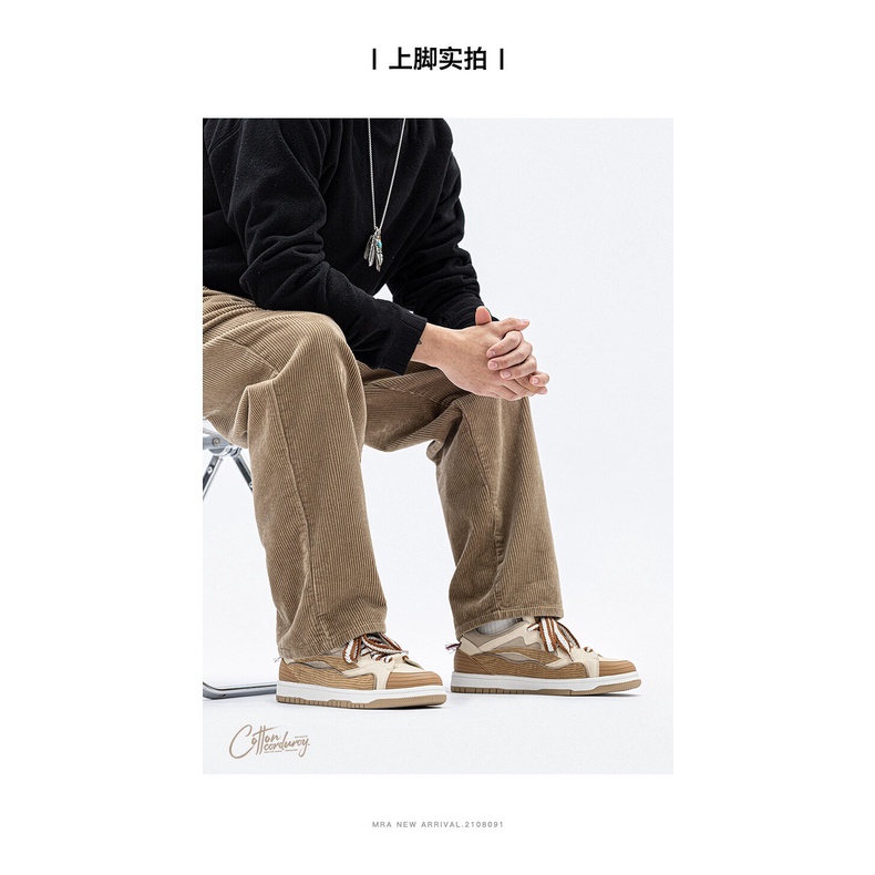 Giày thể thao MADEN vải nhung đế dày thoáng khí thời trang Hàn Quốc cho nam