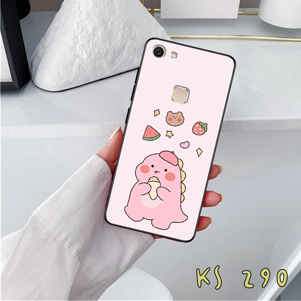 Ốp lưng Vivo V7 - Vivo V7 Plus - Vivo V5 - Vivo 5 Plus - Ốp in hình khủng long,dinosaur dễ thương