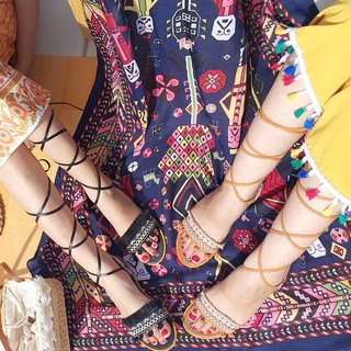 Giày Sandal Boho - Boho Vintage Style