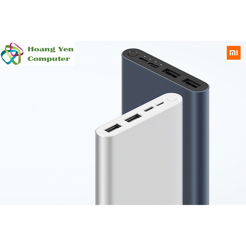 Pin Dự Phòng Xiaomi 10000mah GEN 3 Quick Charge 3.0 - BH 6 tháng