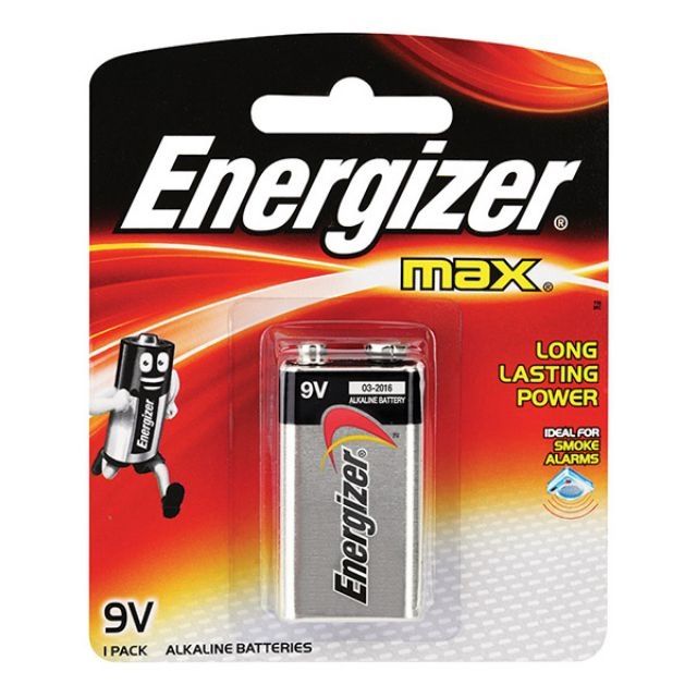 PIN ENERGIZER MAX 9V