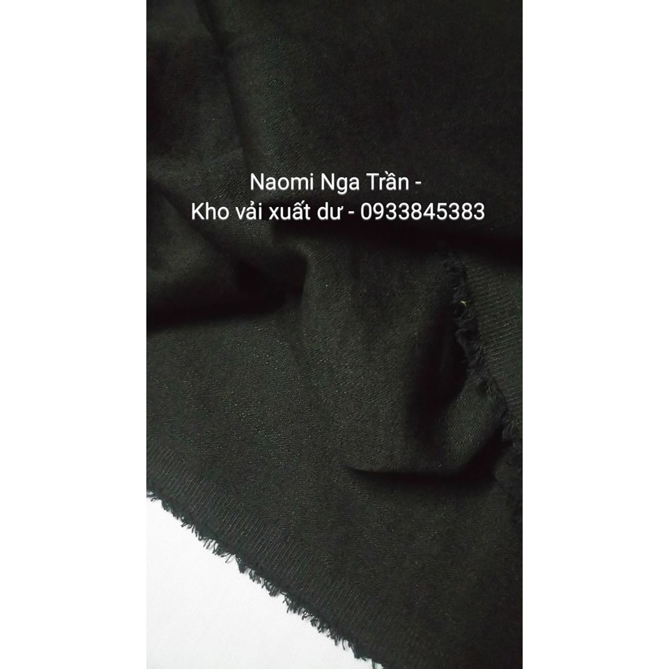 Vải Cát sợi đen, ko cần lót, đứng form nhẹ, chuẩn quần tây, blazer, SALE 30K/M