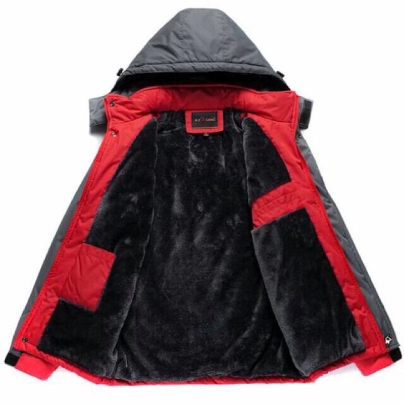 Áo gió lót lông nỉ siêu ấm, chống thấm nước, áo khoác nam nữ 3 lớp, hàng Quảng Châu xịn