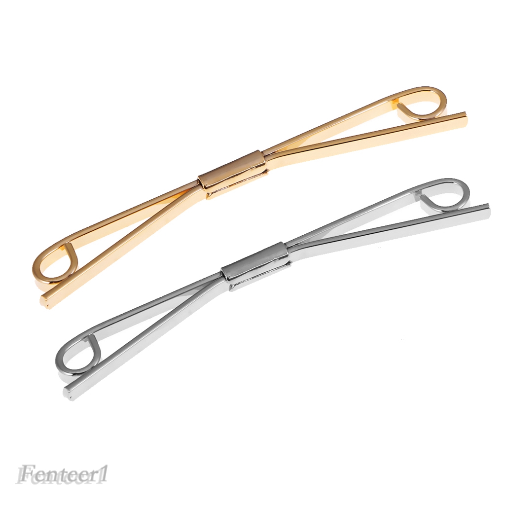 [Fenteer1] Set 2 Kẹp Cà Vạt Cổ Điển Charm Cà Vạt Cho Nam