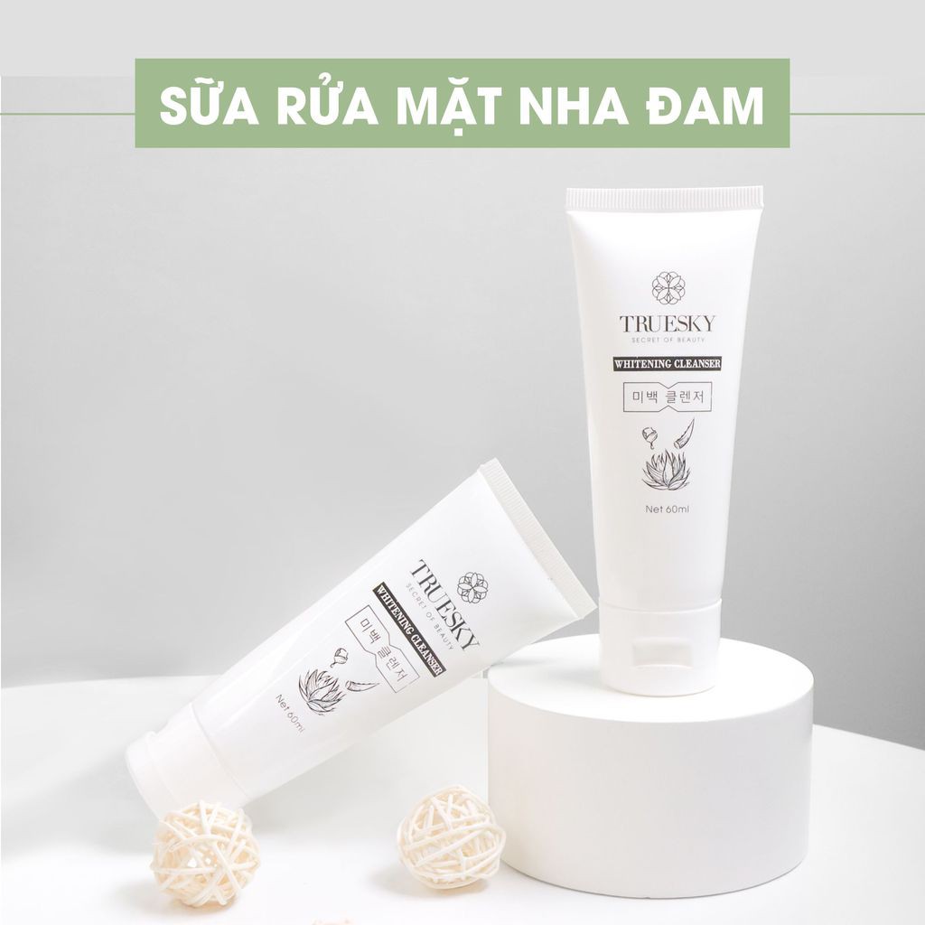 Sữa rửa mặt tạo bọt trắng da chiết xuất nha đam Arbutin Cleanser 60ml - Katta_TS_009_60ML