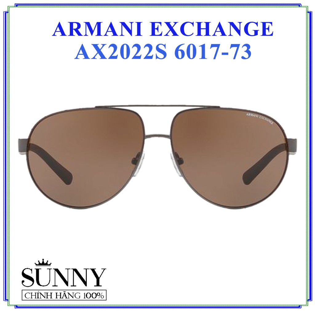 Kính mát Armani Exchange AX2022S chính hãng Italy, bảo hành toàn quốc