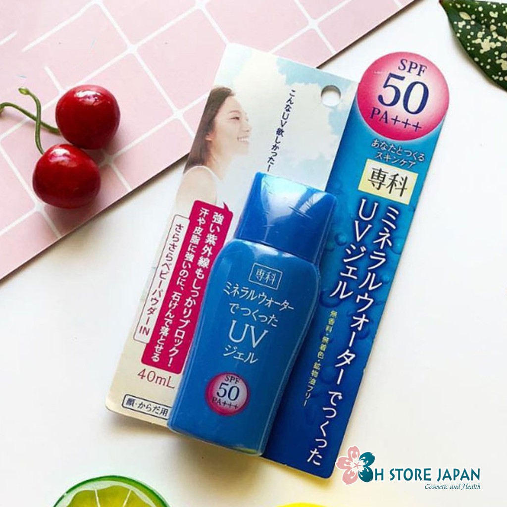 Kem chống nắng Shiseido Mineral Water Senka nội địa Nhật SPF 50/PA+++