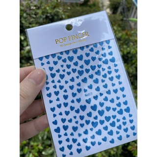 Sticker dán móng nghệ thuật nhũ nổi