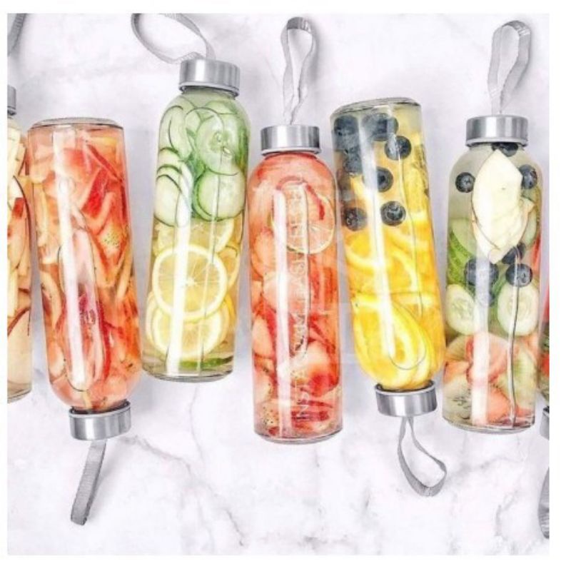 Bình nước Dotex thủy tinh 300ml-500ml