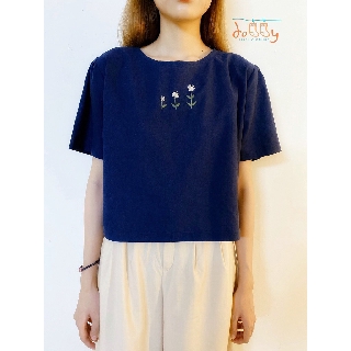 Áo Linen thêu hoa