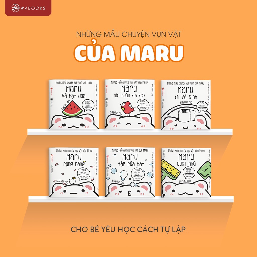 Sách Ehon Nhật Bản - Combo 16 cuốn Hasu, Maru, Kenta - dành cho bé từ 2 tuổi