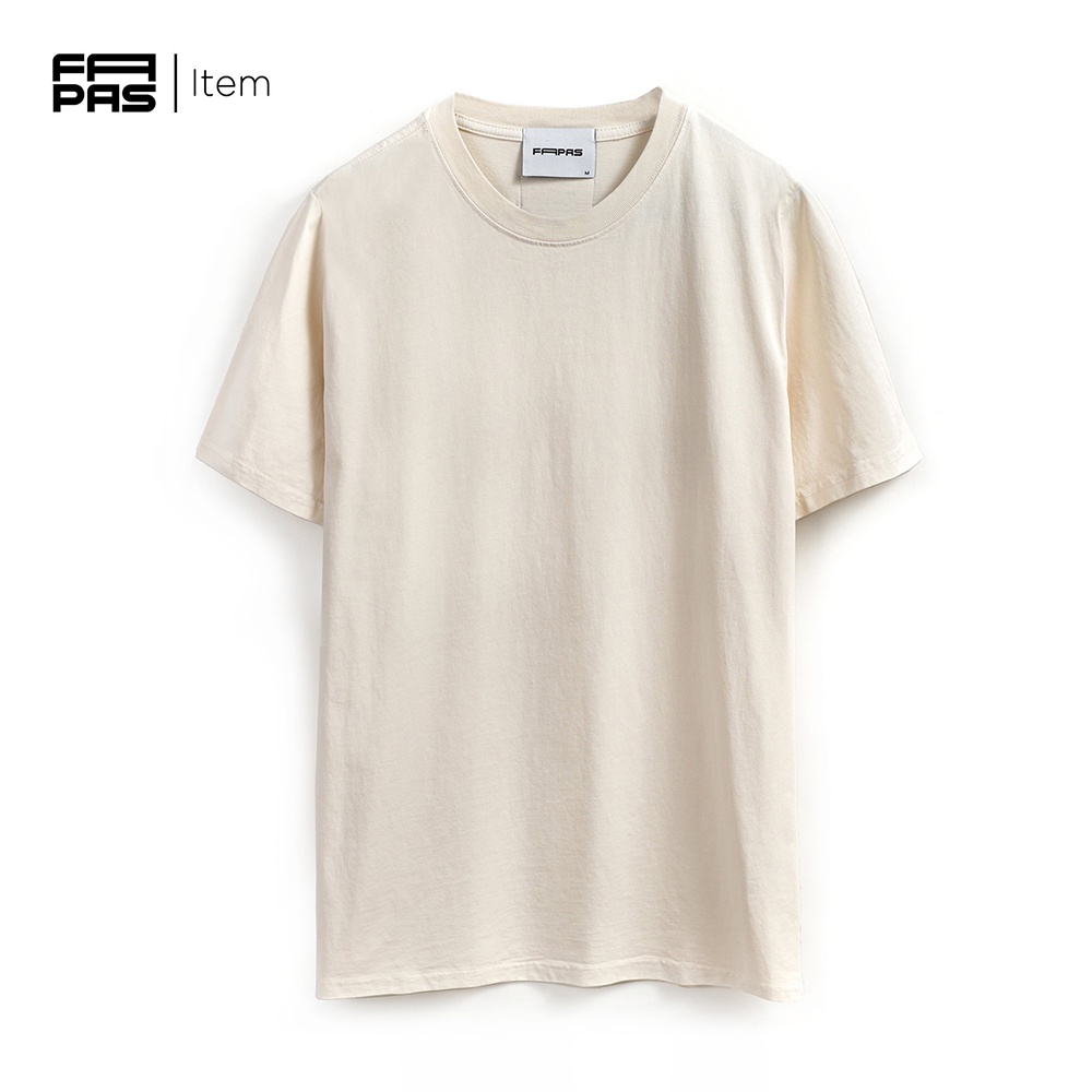 Áo Thun Nam Trơn SS2 Vải Cotton Dày Dặn Màu Sắc Trung Tính Đính Tag Da Xịn Form Rộng - FAPAS