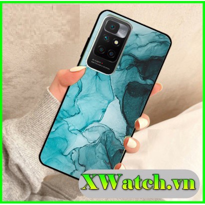 Ốp lưng phủ bóng Vân đá Xiaomi Redmi Note 10 Note 10s Note 10 5g Note 10 pro Note 11s Note 11 pro Redmi 10 Mi 11T pro