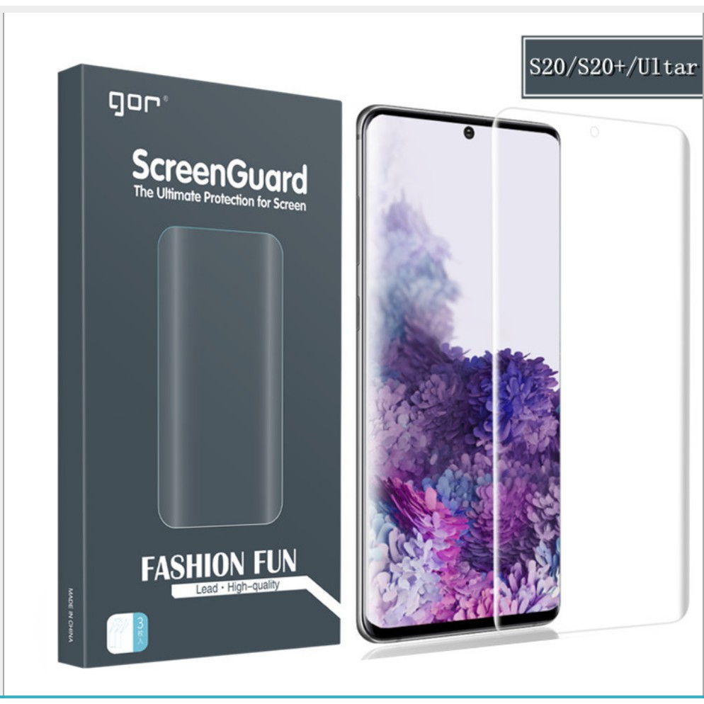 Film dẻo PPF, dán cường lực dẻo trong 3D GOR Samsung S22 Ultra / Note 20 / S21 / S20 / Note 10 Plus chính hãng GOR