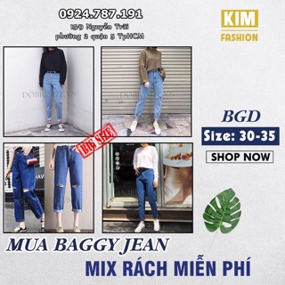 Quần Baggy size 33-34-35