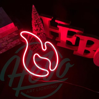 Đèn Trang Trí Neon Sign Ngọn Lửa