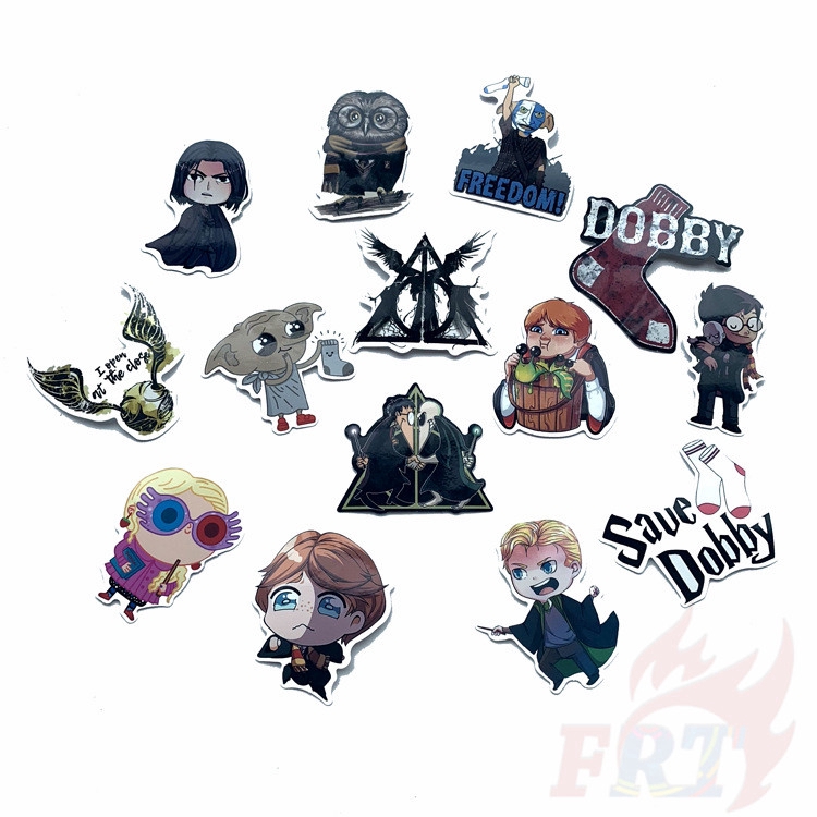 Set 53 miếng dán chủ đề Harry Potter trang trí tiện dụng