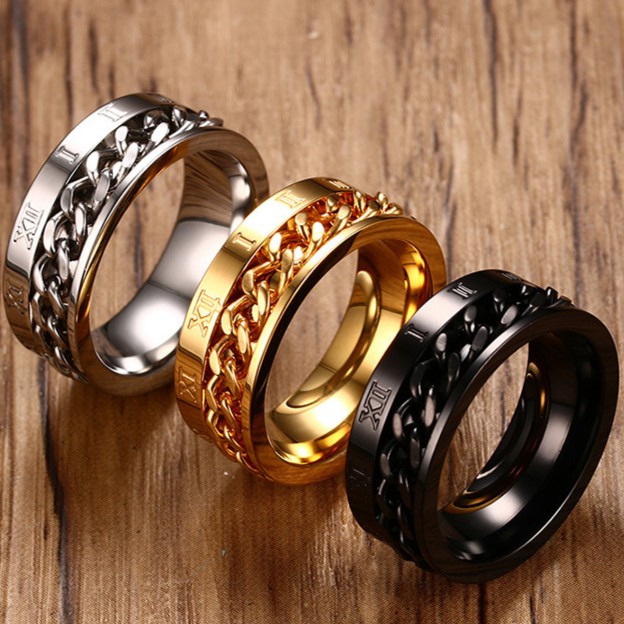 NHẪN NAM TITANIUM CAO CẤP