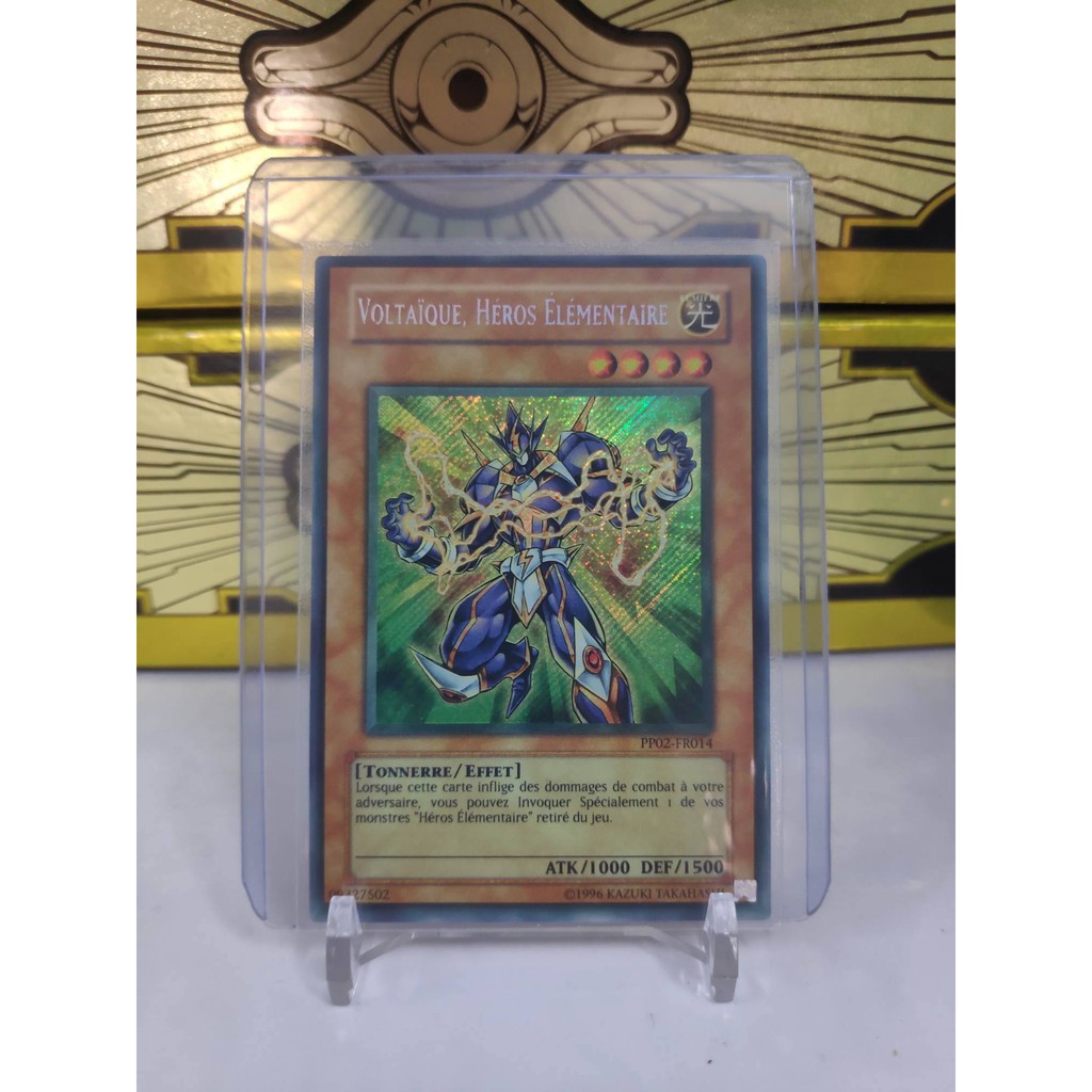 [ Dưa Hấu Yugioh ] Lá bài thẻ bài Elemental HERO Voltic - Secret Rare - Tặng bọc bài nhựa bảo quản