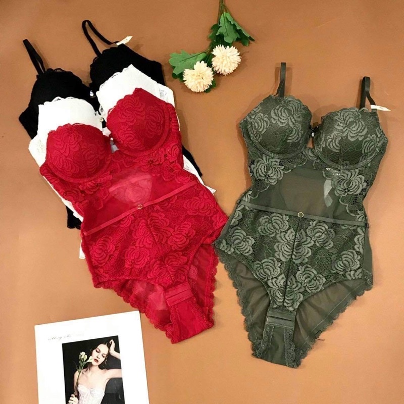 Bodysuit ren có gọng và mút đệm | BigBuy360 - bigbuy360.vn
