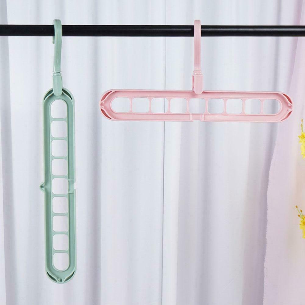 Thanh treo móc quần áo 9 Lỗ Đa Năng N2A5 Q8W6