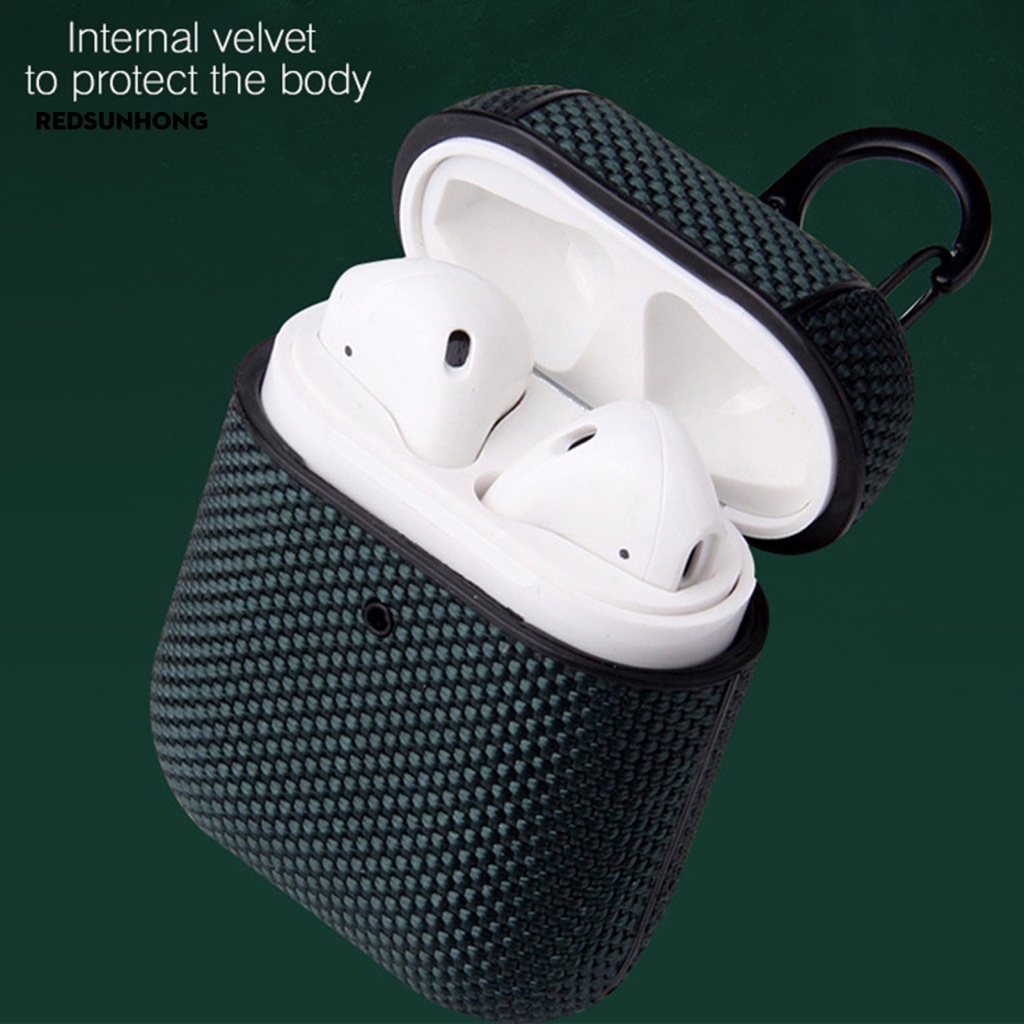 Vỏ Bảo Vệ Hộp Sạc Tai Nghe Không Dây Bện Nylon Chống Nước
