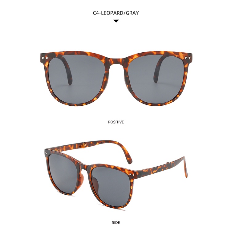 Kính mát có thể gấp gọn phong cách thời trang sành điện cho nam và nữ 2021