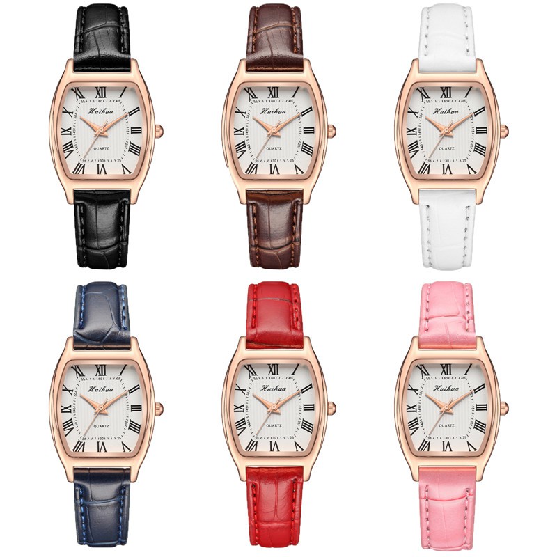 Đồng hồ thời trang nữ dây da mặt số la mã