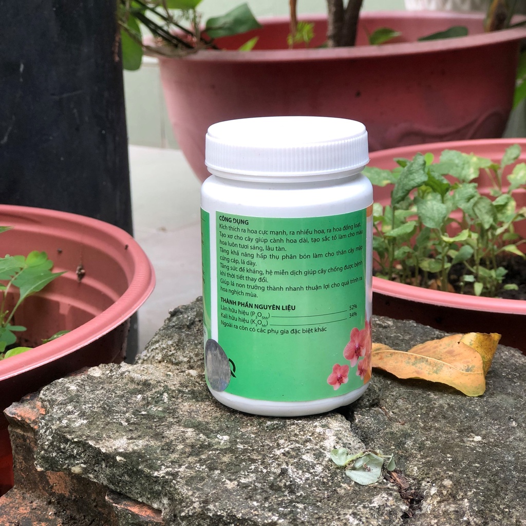 Phân Bón Thầy Tám Ngọc MKP 0-52-34 Hũ 100g KÍCH THÍCH RA HOA CỰC MẠNH VÀ ĐỒNG LOẠT
