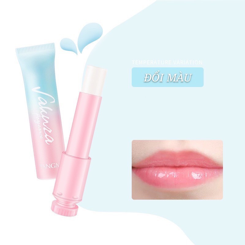 Son dưỡng Sakura YANGMEI Moisturizing Lip Balm Nội Địa Trung Chính Hãng | BigBuy360 - bigbuy360.vn