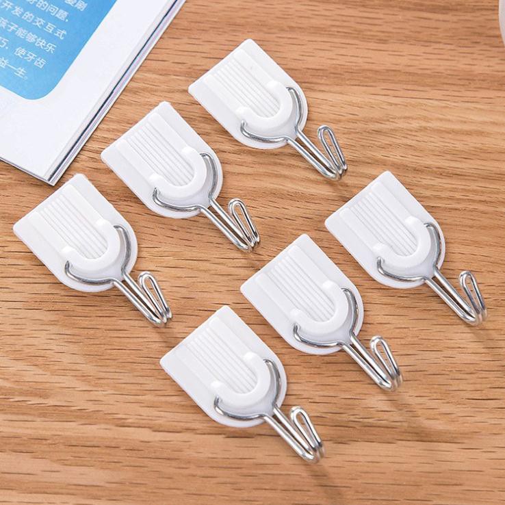 Vỉ 6 Móc Dán Tường MOC01 Cho Vật Dụng Nhẹ