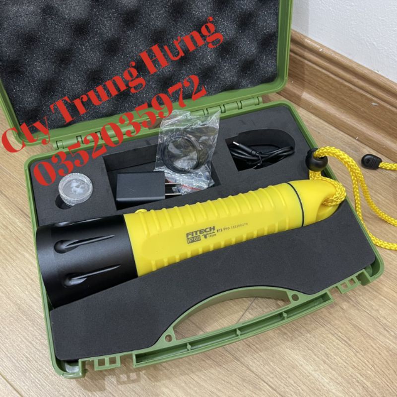 Đèn pin lặn Fitech F12 Pro Cao Cấp