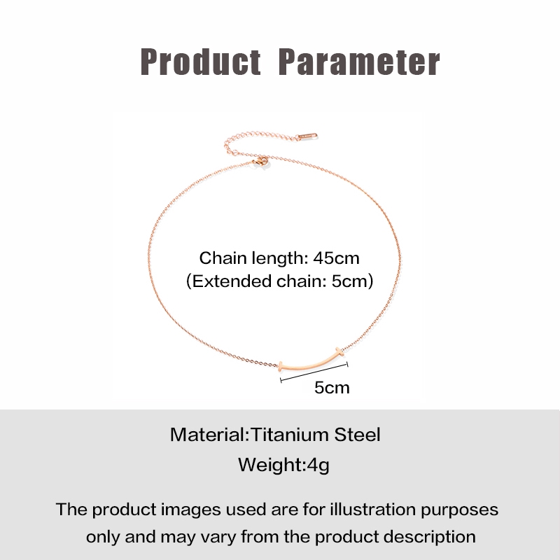 Dây Chuyền Thép Titan Mạ Vàng Xinh Xắn Cho Nữ NoBrandFemaleMetal Coating