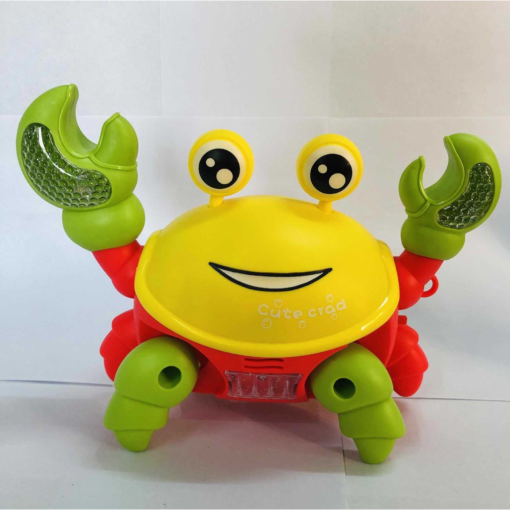 Đồ chơi con cua có phát nhạc và đèn sáng cho bé yêu