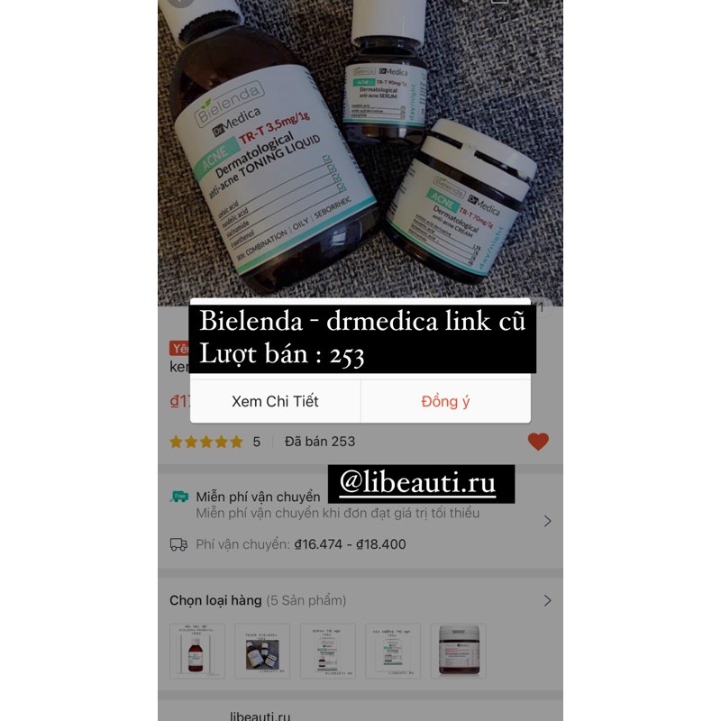 Kem dưỡng bielenda drmedica - bộ bielenda drmedica ( srm , toner , serum , kem dưỡng )