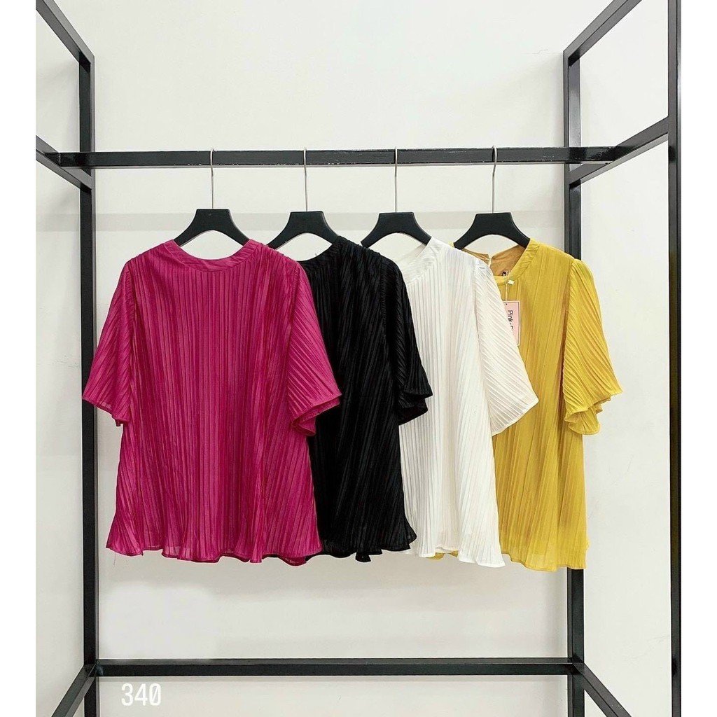 Áo bầu dáng suông xếp ly cực đẹp