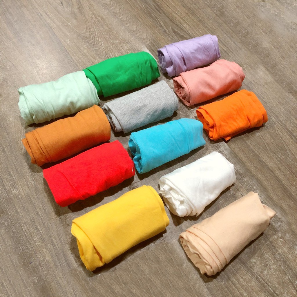 Set 10 quần dài cotton len tăm trơn cho bé trai/bé gái từ 8-18kg