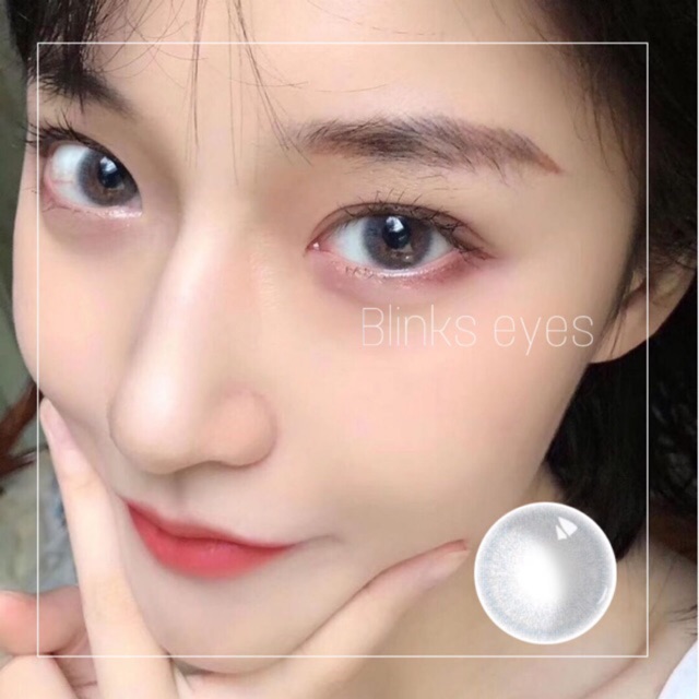 [Mã SRBACK101512 hoàn 20K xu đơn 0Đ] Twinkle gray ( 0 đến 8 độ ) - hydrogel silicone lens - kính áp tròng